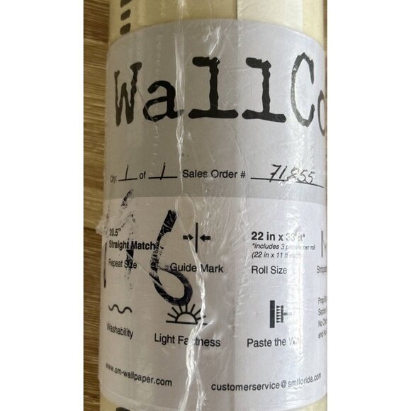 Susan Hable for Soicher Marin Anthropologie "Whips" Wallpaper Roll 33' x 20.5" - Picture 4 of 7